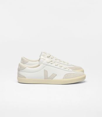 VOLLEY LEATHER WHITE NATURAL